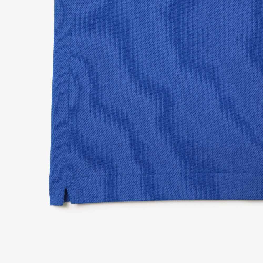 Lacoste Tall Fit Cotton Petit Pique Polo Blue | DRZL-73218