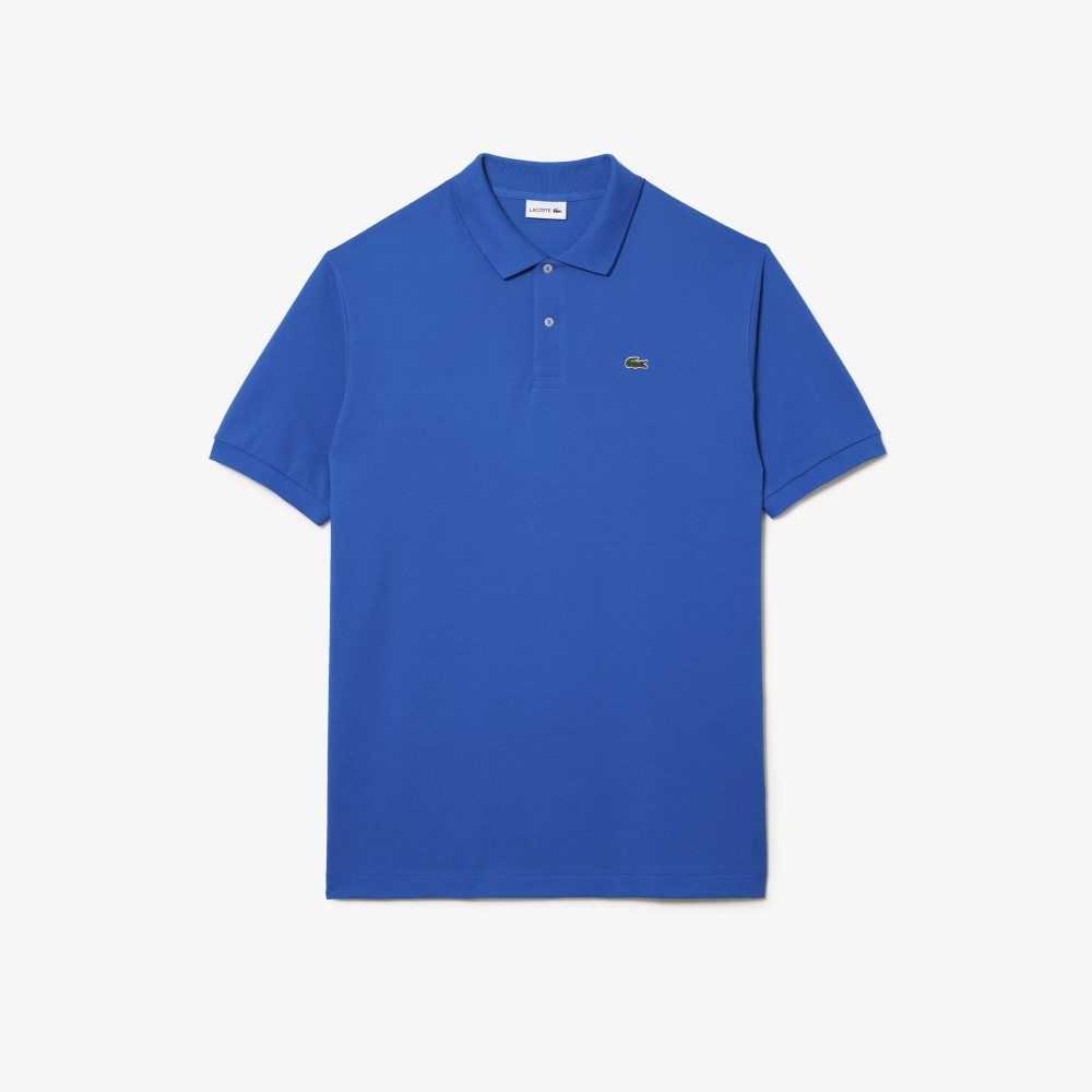 Lacoste Tall Fit Cotton Petit Pique Polo Blue | DRZL-73218