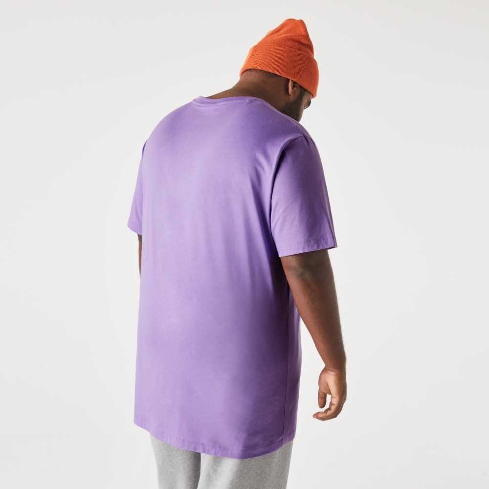 Lacoste Tall Fit Pima Cotton Jersey T-Shirt Purple | HJGI-54016