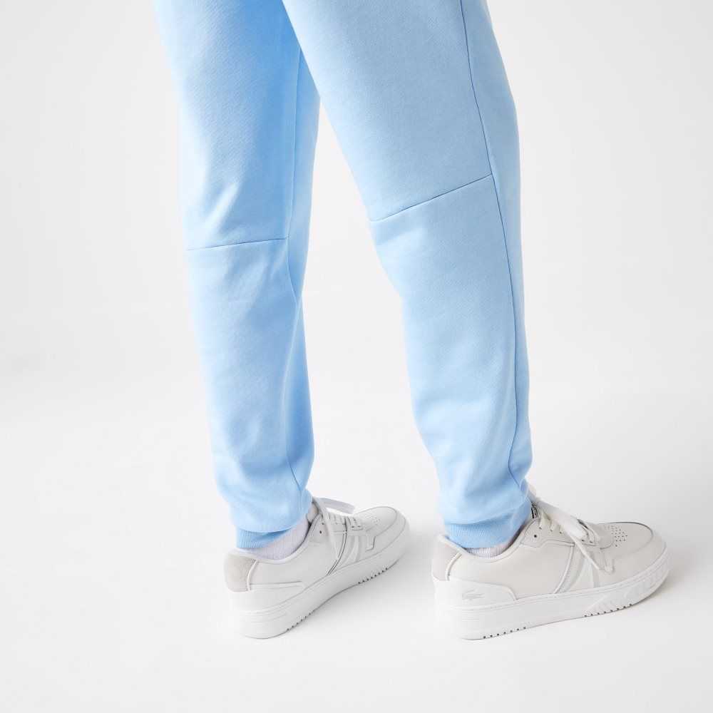 Lacoste Tapered Fit Fleece Trackpants Blue | IBQJ-83079