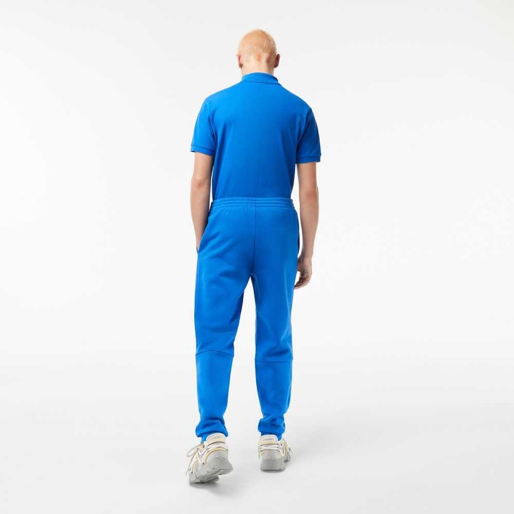 Lacoste Tapered Fit Fleece Trackpants Blue | IPZX-93186