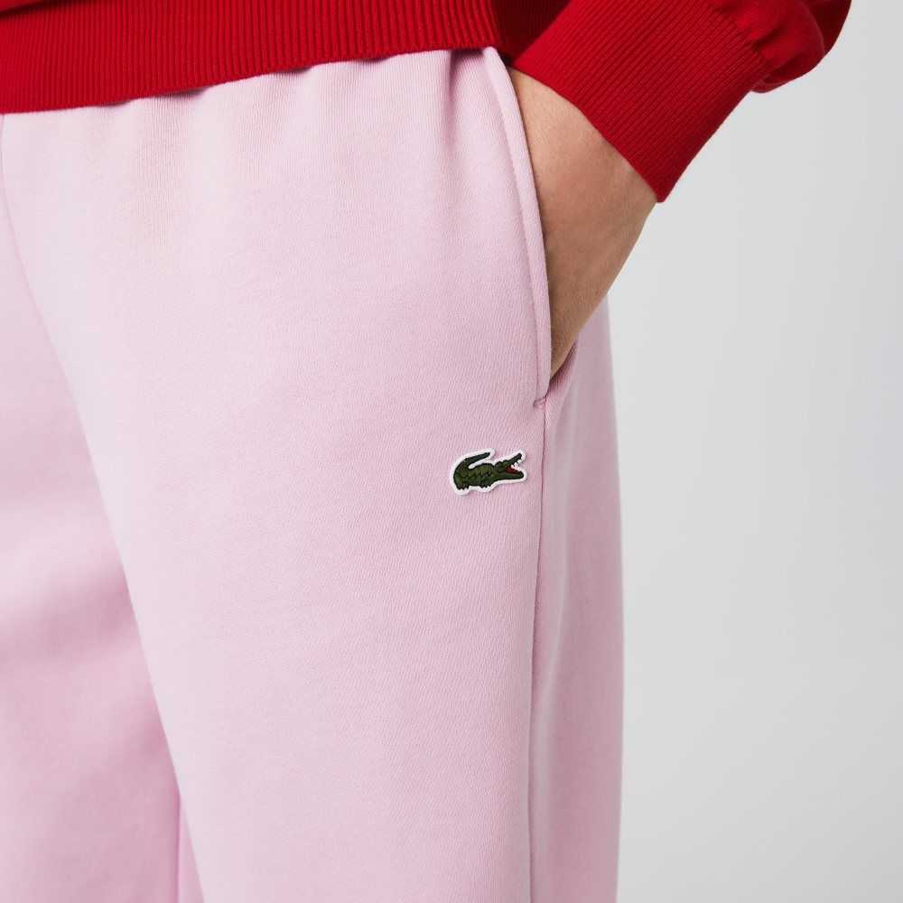 Lacoste Tapered Fit Fleece Trackpants Pink | LNTC-97435