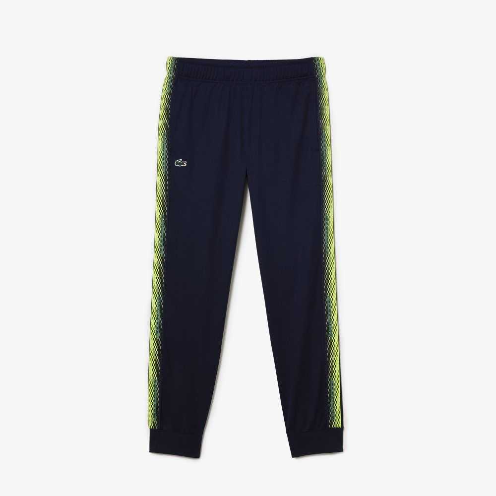 Lacoste Tennis Abrasion-Resistant Track Pants Navy Blue | BKUO-70634