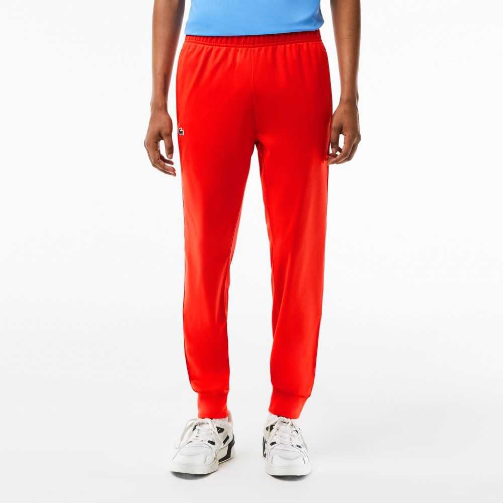 Lacoste Tennis Abrasion-Resistant Track Pants Red | ELZJ-73502