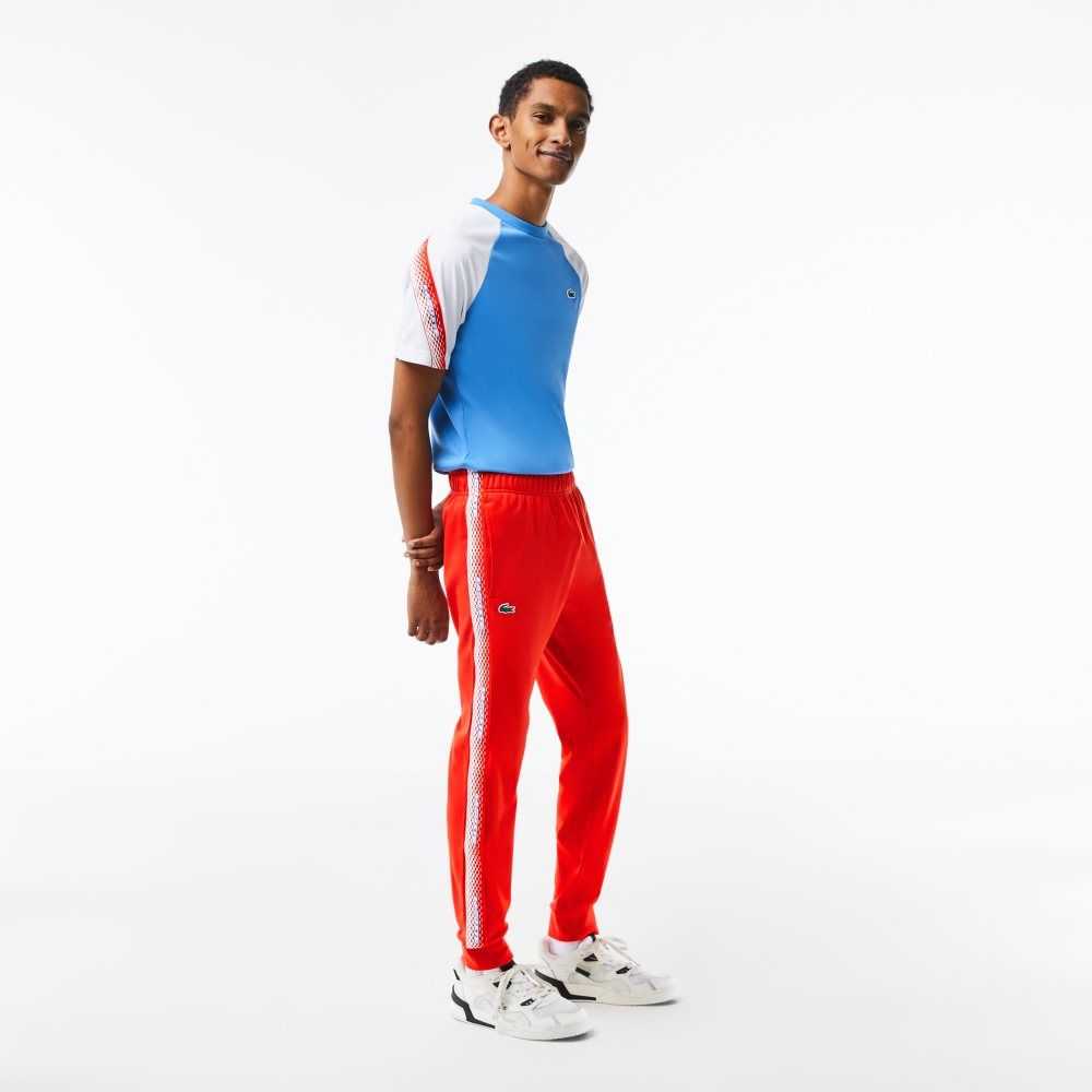 Lacoste Tennis Abrasion-Resistant Track Pants Red | ELZJ-73502