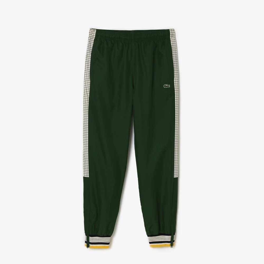 Lacoste Tennis Print Track Pants Green / White | SKQN-39562