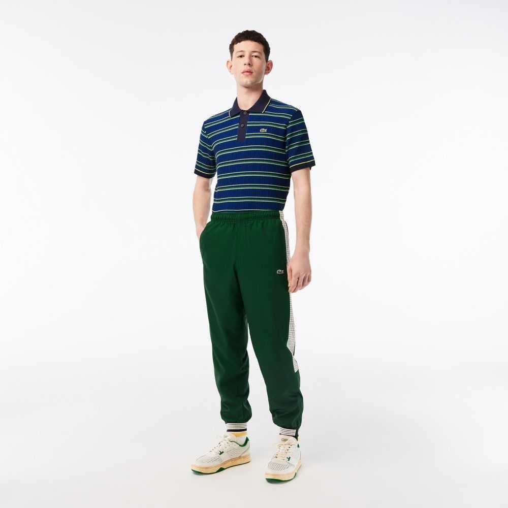 Lacoste Tennis Print Track Pants Green / White | SKQN-39562