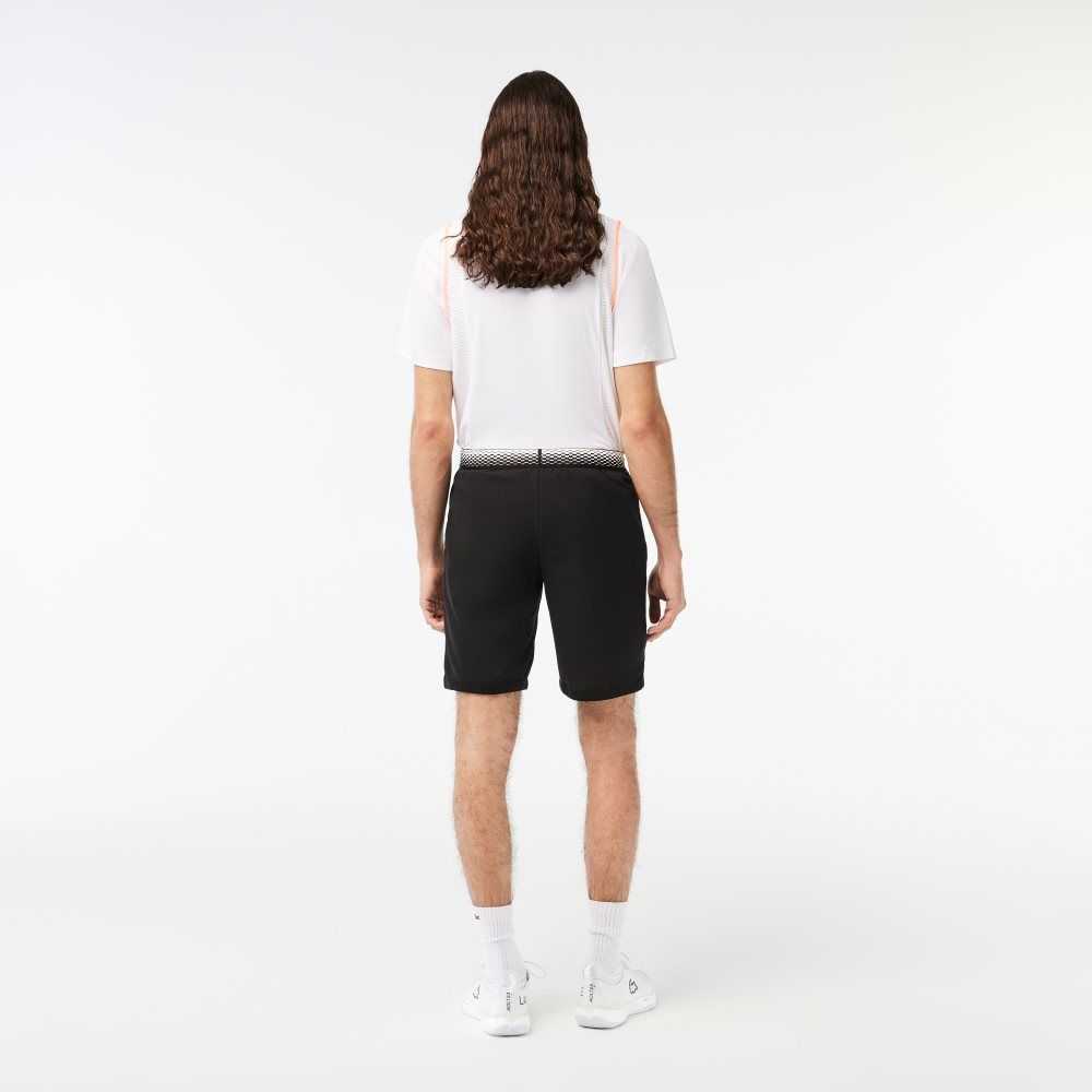 Lacoste Tennis x Daniil Medvedev Mesh Shorts Black | JAVG-32679