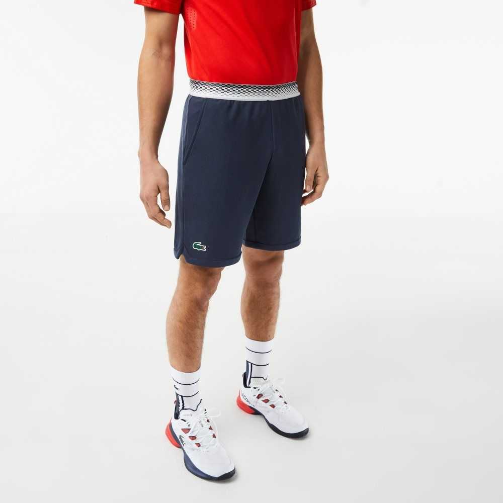 Lacoste Tennis x Daniil Medvedev Mesh Shorts Blue | XBLV-61785