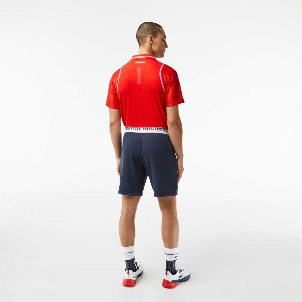 Lacoste Tennis x Daniil Medvedev Mesh Shorts Blue | XBLV-61785