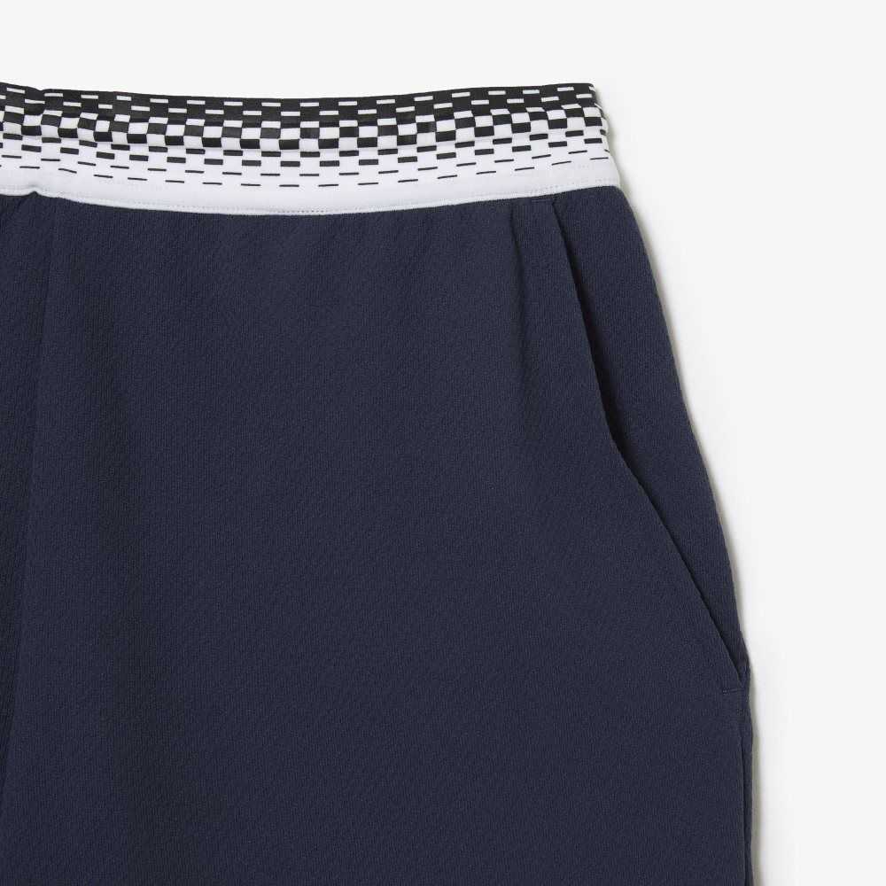 Lacoste Tennis x Daniil Medvedev Mesh Shorts Blue | XBLV-61785