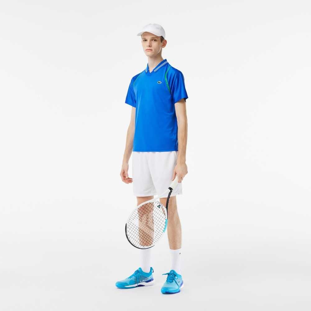 Lacoste Tennis x Daniil Medvedev Polo Blue | FVWC-31089