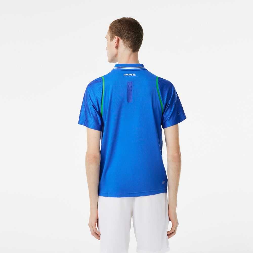 Lacoste Tennis x Daniil Medvedev Polo Blue | FVWC-31089