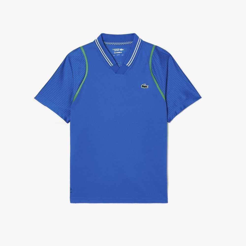 Lacoste Tennis x Daniil Medvedev Polo Blue | FVWC-31089