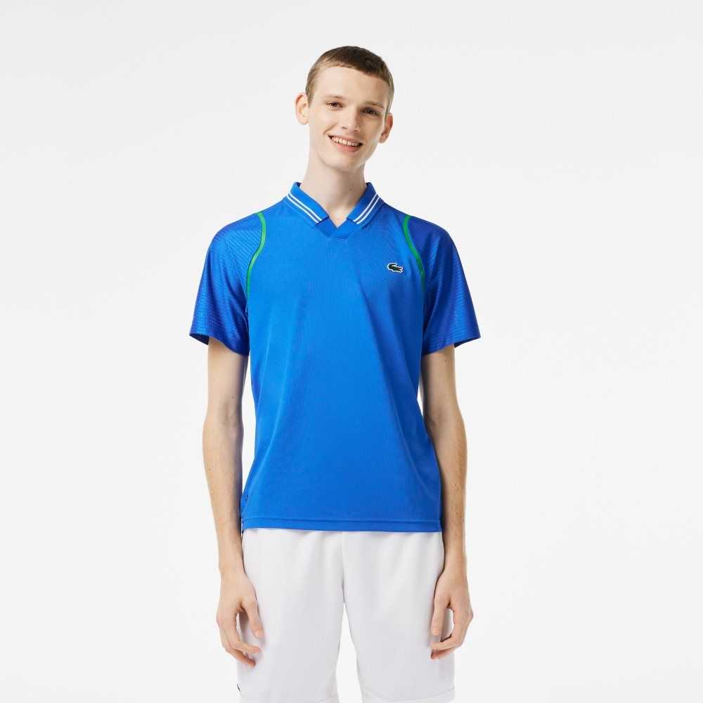 Lacoste Tennis x Daniil Medvedev Polo Blue | FVWC-31089