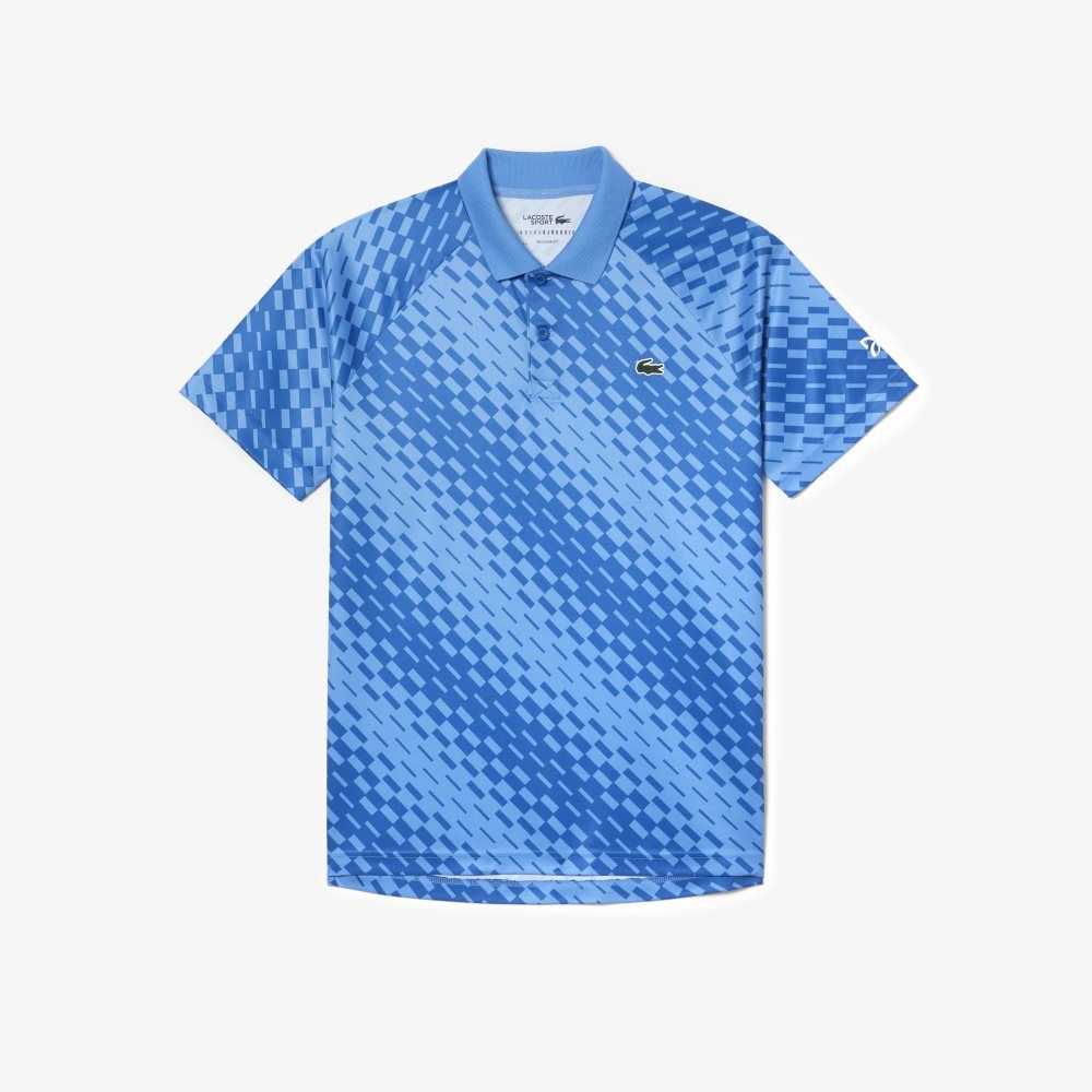 Lacoste Tennis x Novak Djokovic Fan Version Polo Blue | KOFG-80496