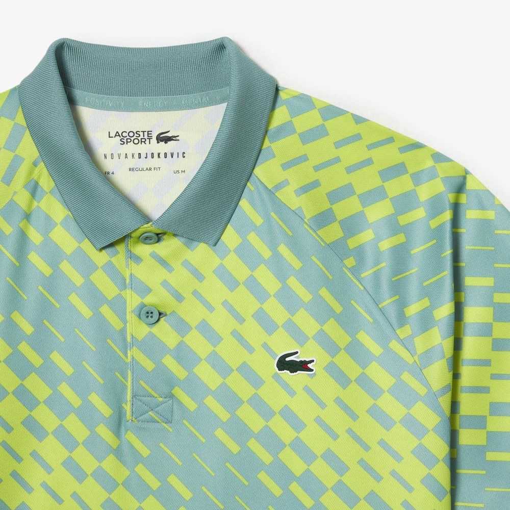 Lacoste Tennis x Novak Djokovic Fan Version Polo Mint | YUOR-58640