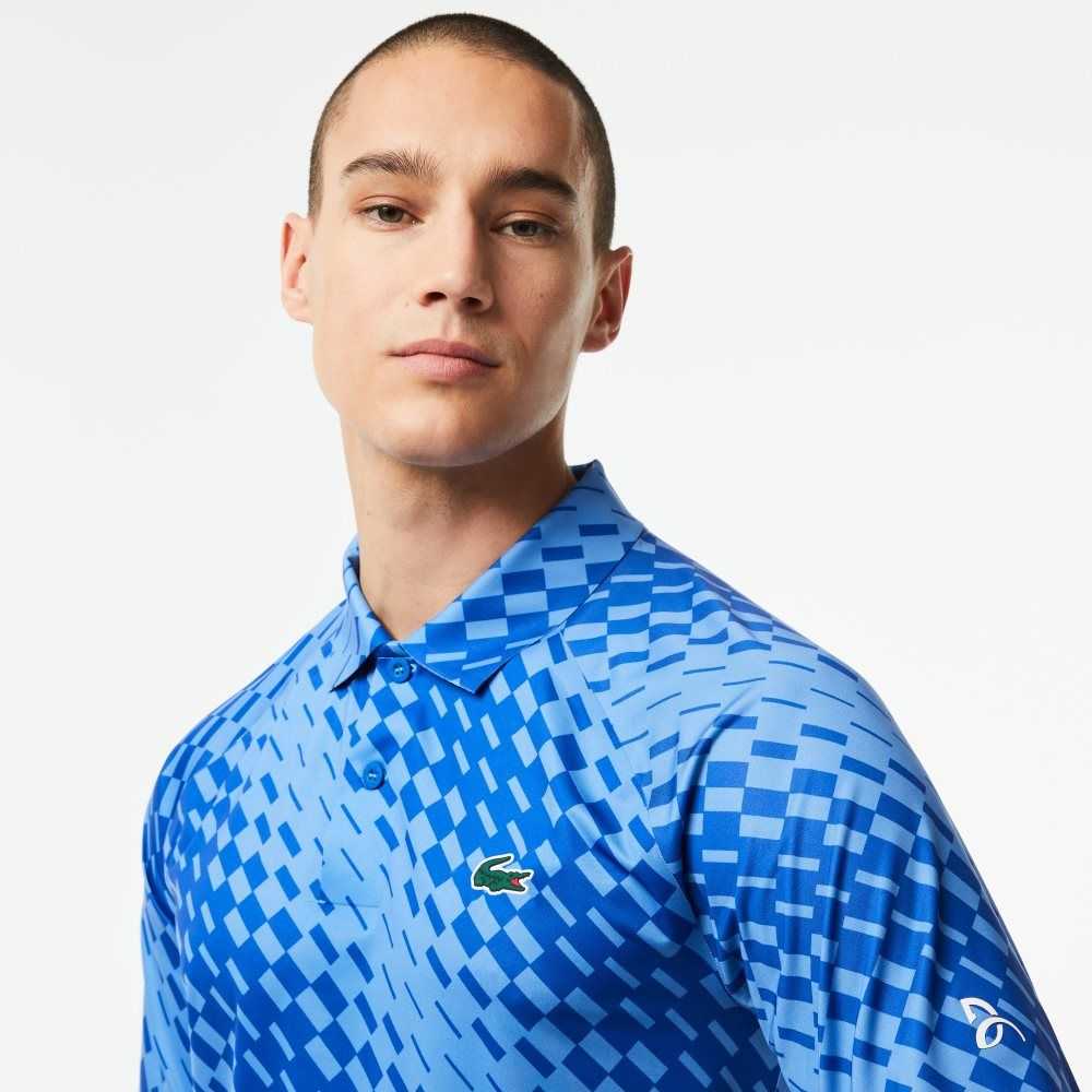 Lacoste Tennis x Novak Djokovic Player Version Polo Blue | QRPI-41985