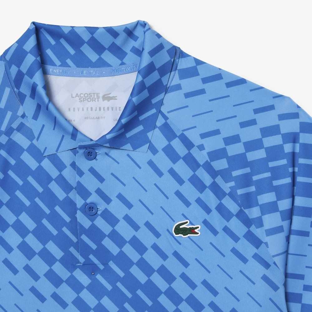 Lacoste Tennis x Novak Djokovic Player Version Polo Blue | QRPI-41985