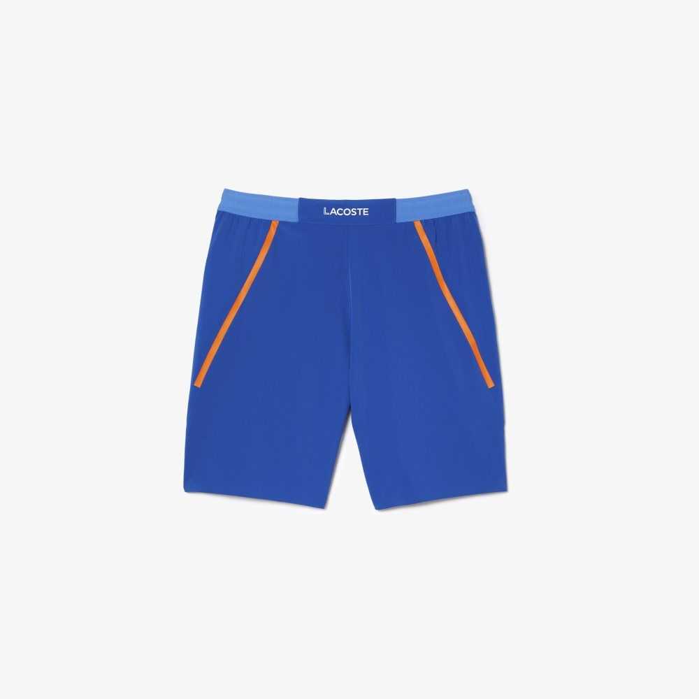 Lacoste Tennis x Novak Djokovic Shorts Blue | STLZ-81972