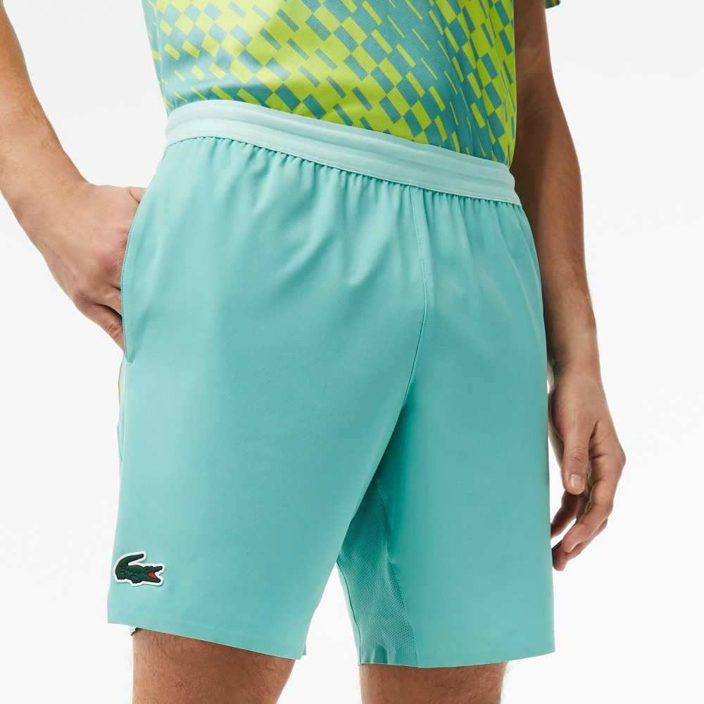 Lacoste Tennis x Novak Djokovic Shorts Mint | QMWZ-14267