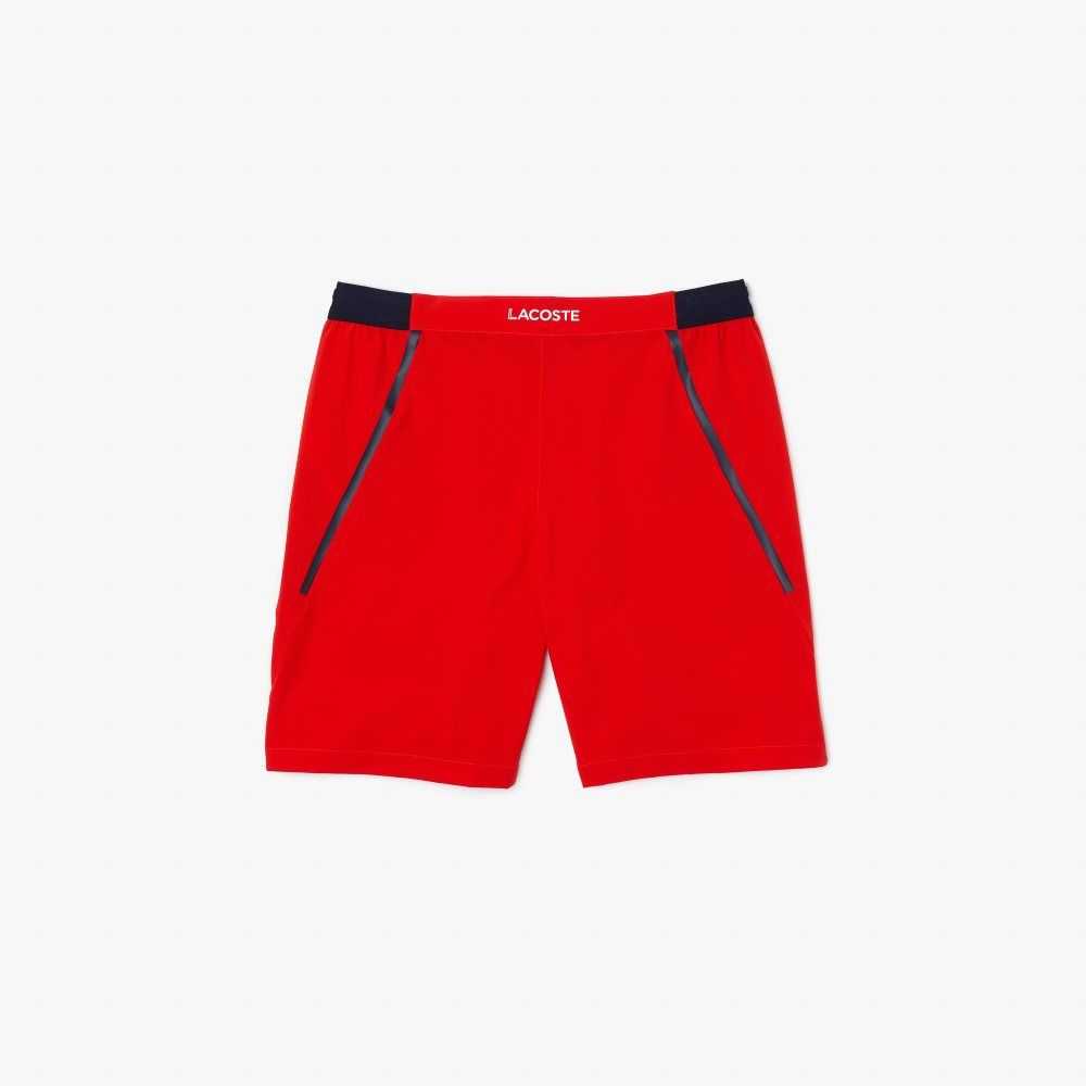 Lacoste Tennis x Novak Djokovic Shorts Red | NWVL-94683