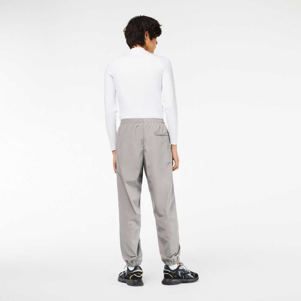 Lacoste Track Pants with GPS Coordinates Grey | AUGH-36918