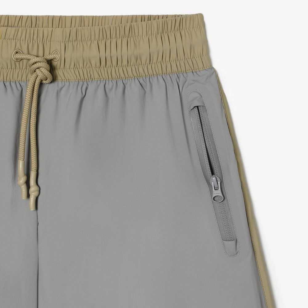 Lacoste Two-Tone Bermuda Shorts Grey / Beige | WYPO-61983