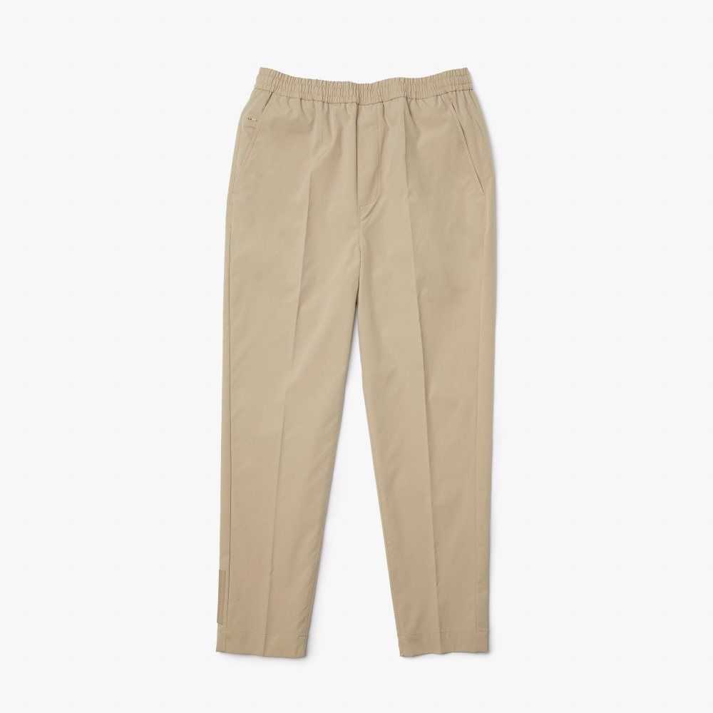 Lacoste Water-Resistant Tracksuit Pants Beige | EVNI-31624