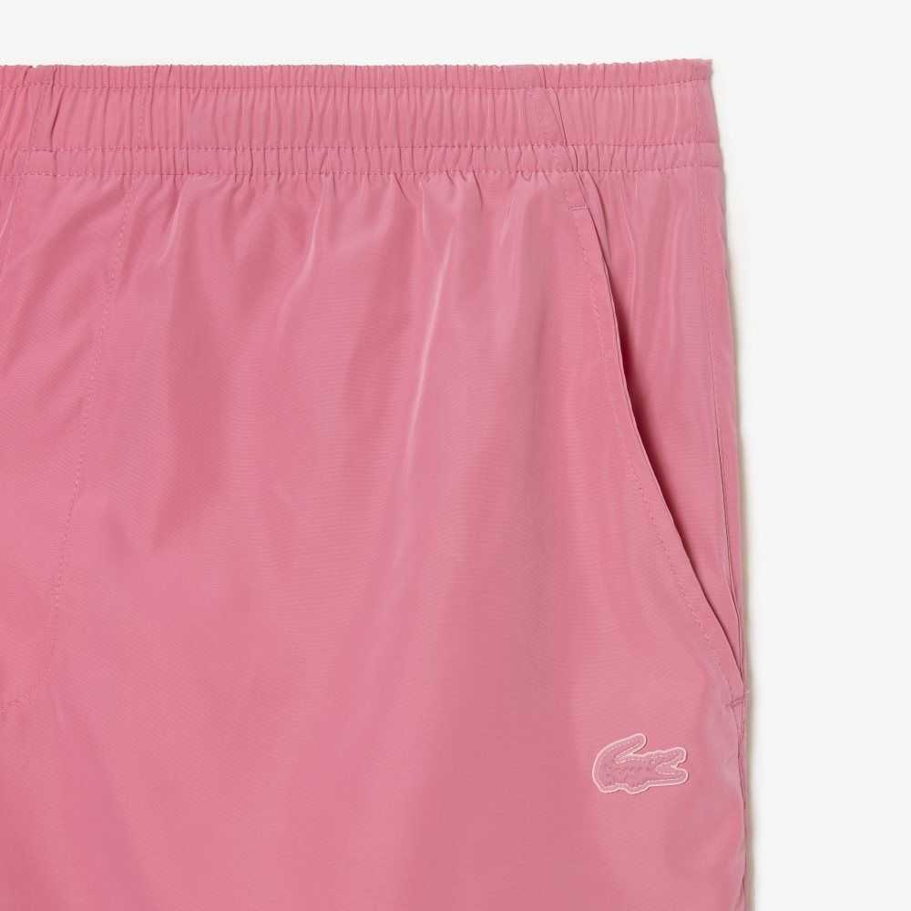 Lacoste Waterproof Shorts Pink | OBEJ-45837