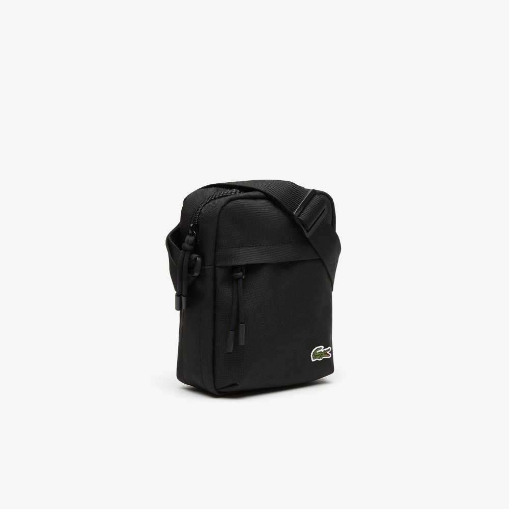 Lacoste Zip Crossover Bag Black | AXKL-72039