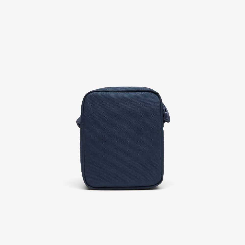 Lacoste Zip Crossover Bag Peacoat | ZKFH-54376