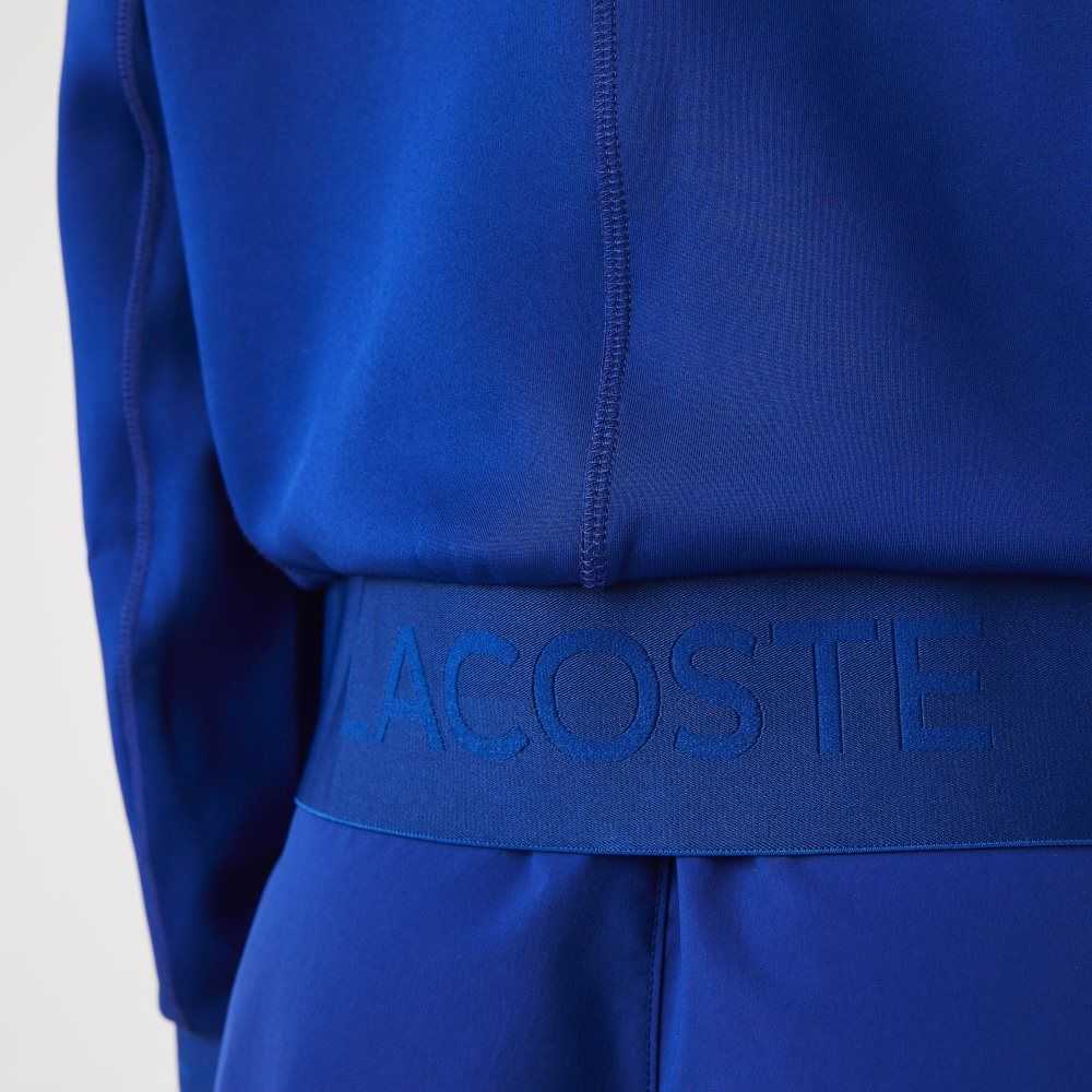 Lacoste Zip-Up Teddy Jacket Blue | USXE-39765