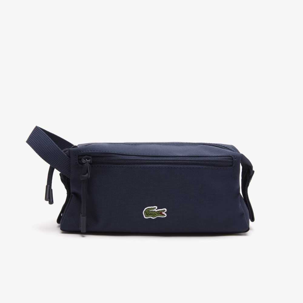 Lacoste Zippered Toiletry Bag Peacoat | ZNOY-19807