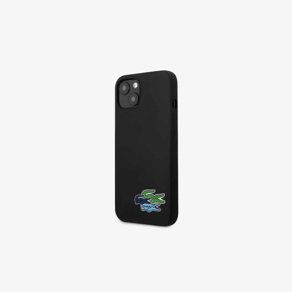 Lacoste silicone iPhone 14 Case Black | NRXW-93087