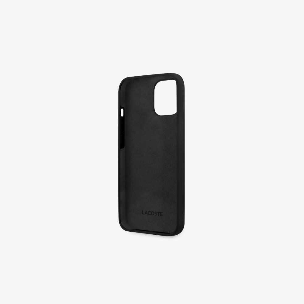 Lacoste silicone iPhone 14 Case Black | NRXW-93087