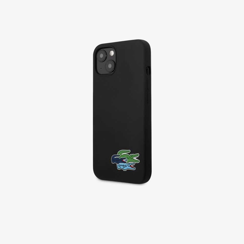 Lacoste silicone iPhone 14 Plus Case Black | YUIJ-86932
