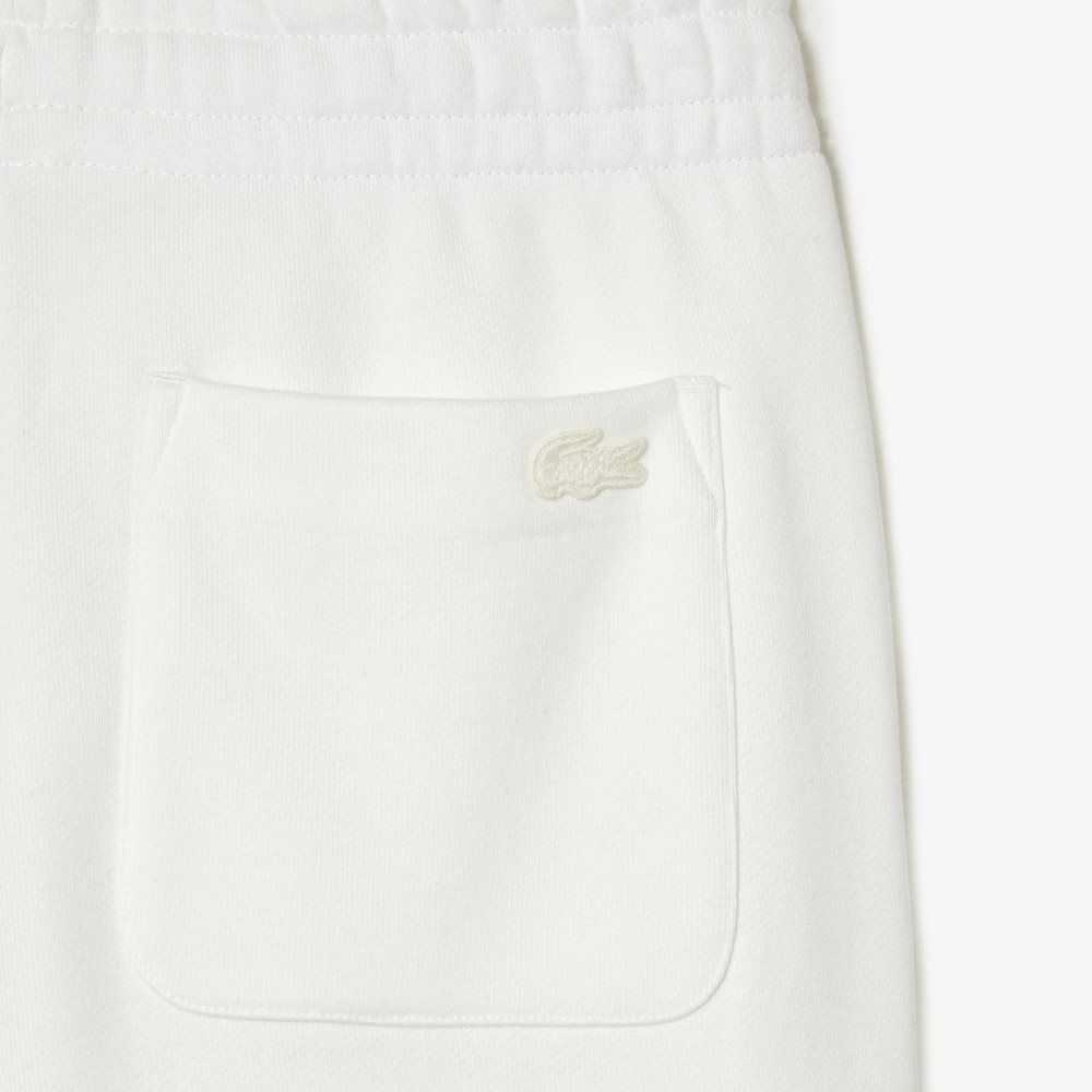 Lacoste x Goop Cotton Fleece Trackpants White | PYWV-07982