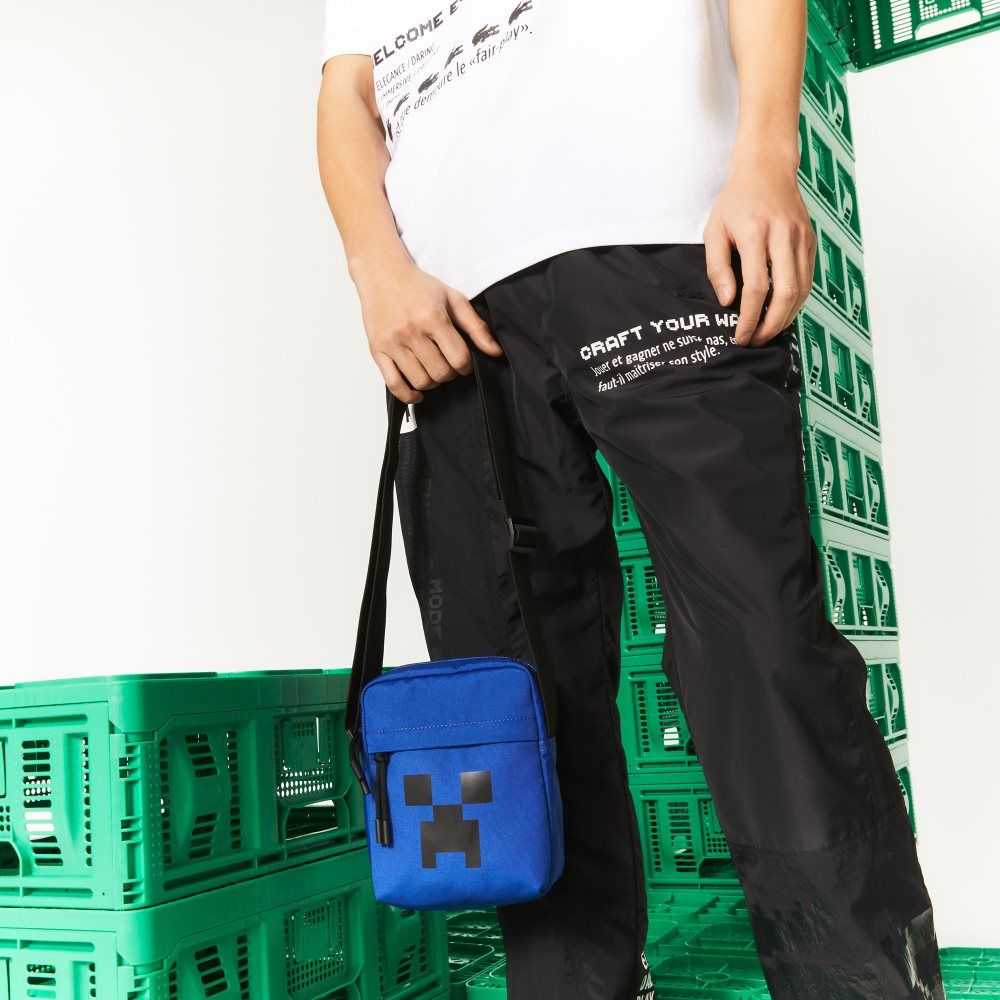 Lacoste x Minecraft Print Canvas Vertical Crossover Bag Cosmique Minecraft | TEWQ-14069