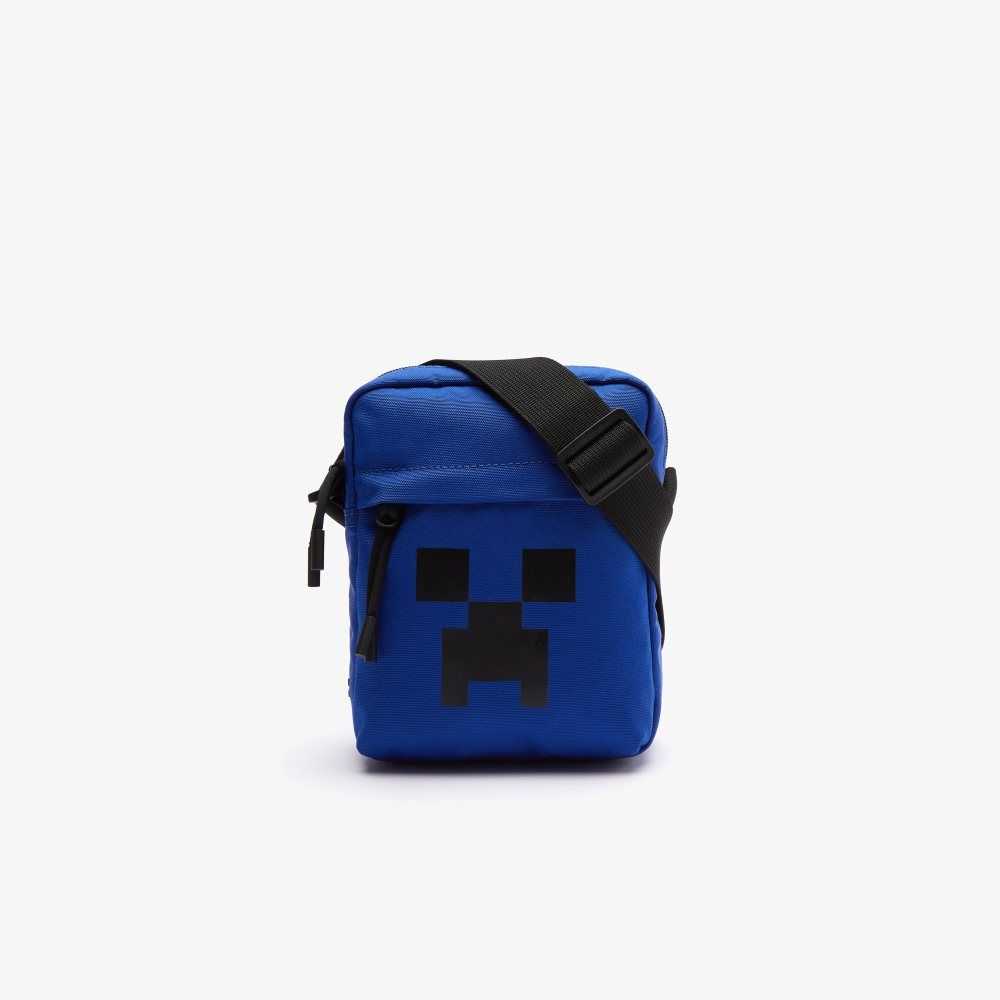 Lacoste x Minecraft Print Canvas Vertical Crossover Bag Cosmique Minecraft | TEWQ-14069