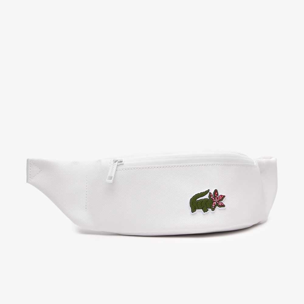 Lacoste x Netflix Croc Print Belt Bag Blc Croco Stranger Things | CDAX-09258