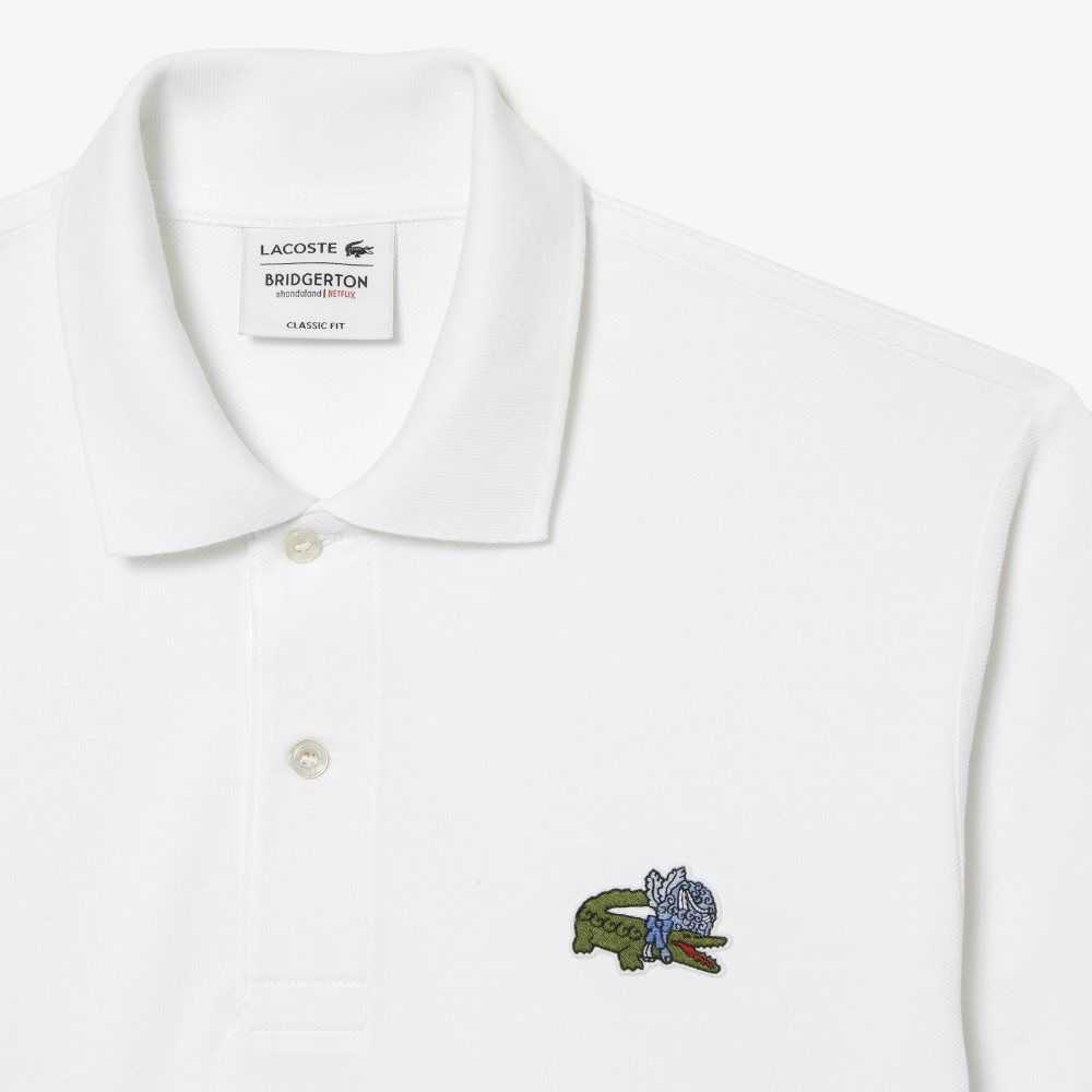 Lacoste x Netflix Organic Cotton Polo Bridgerton | AOGR-96384