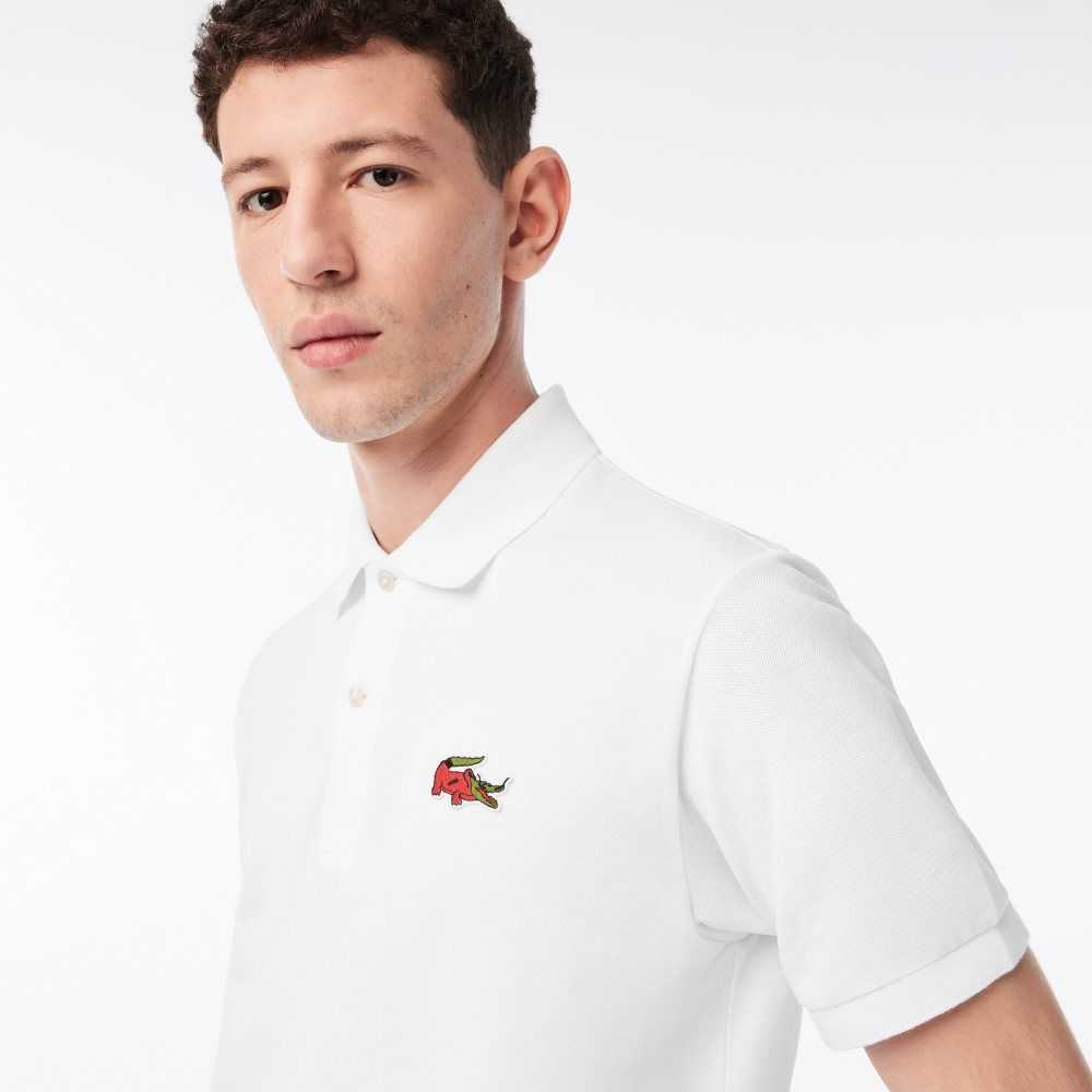 Lacoste x Netflix Organic Cotton Polo La Casa De Papel | DAXZ-26859