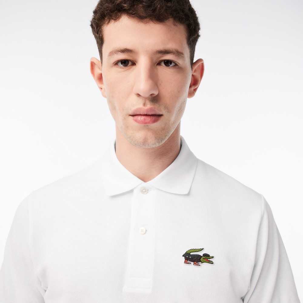 Lacoste x Netflix Organic Cotton Polo Lupin | QVCN-61249