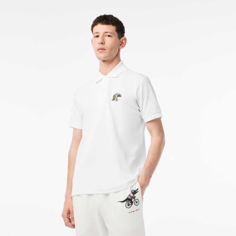 Lacoste x Netflix Organic Cotton Polo Sex Education | UBPA-32410