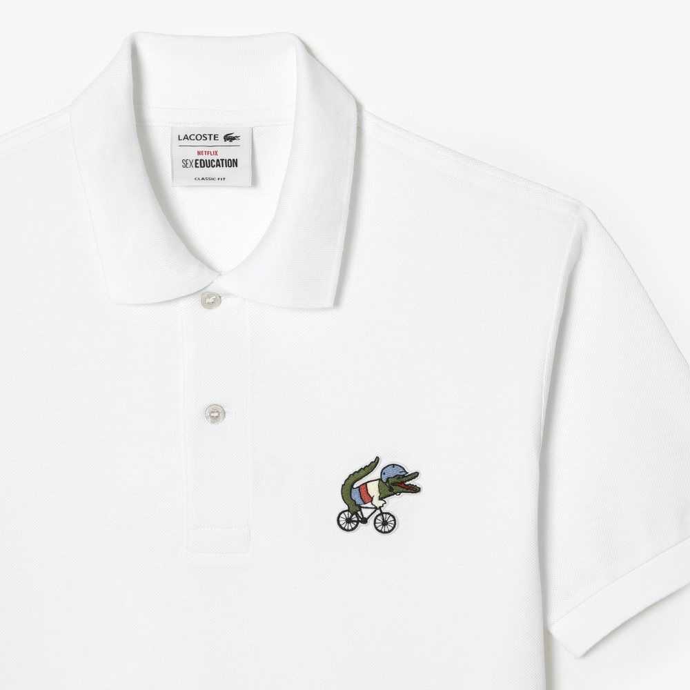 Lacoste x Netflix Organic Cotton Polo Sex Education | UBPA-32410