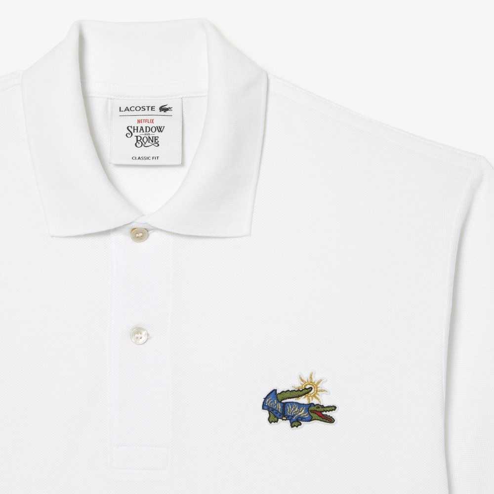 Lacoste x Netflix Organic Cotton Polo Shadow & Bone | GORE-65140