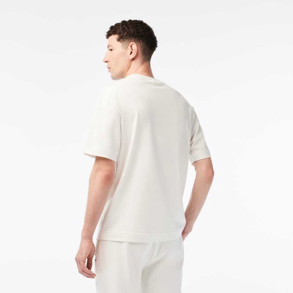 Lacoste x Netflix Organic Cotton T-Shirt Sex Education | HNQX-70548